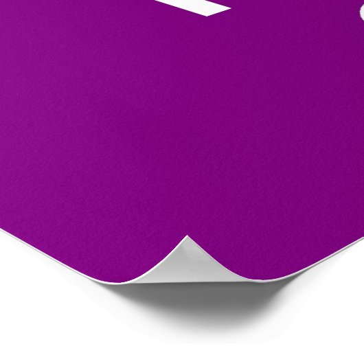 Ruhe und Strick auf Plakat behalten (Ecke)