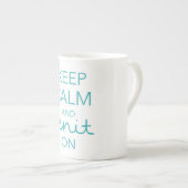 Ruhe und Strick behalten Porzellantasse (Vorderseite Rechts)