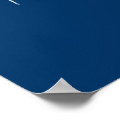 Ruhe und Strick Eins behalten - alle Farben Poster (Ecke)