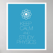 Ruhe und Studienphysik behalten Poster (Vorne)