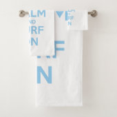 Ruhe und Surfen behalten Badhandtuch Set (Insitu)