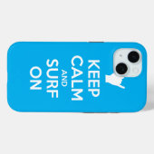 Ruhe und Surfen behalten Case-Mate iPhone Hülle (Rückseite (Horizontal))