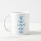 Ruhe und Surfen behalten Kaffeetasse (Links)