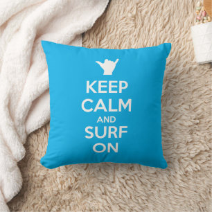 Ruhe und Surfen behalten Kissen