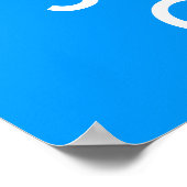 Ruhe und Surfen behalten Poster (Ecke)