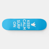 Ruhe und Surfen behalten Skateboard (Horizontal)