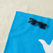 Ruhe und Surfen behalten Strandtuch (Beispiel)