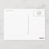 Ruhe und Tanz auf der Lavendel Postkarte behalten (Rückseite)