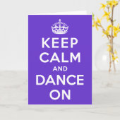 Ruhe und Tanz behalten Karte (Gelbe Blume)