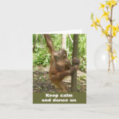 Ruhe und Tanz behalten Karte (Gelbe Blume)