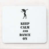 Ruhe und Tanz behalten Mousepad (Vorne)