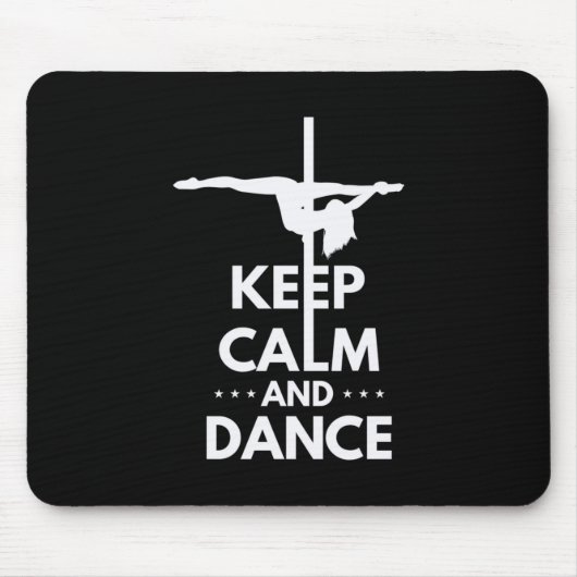 Ruhe und Tanz behalten Mousepad (Vorne)
