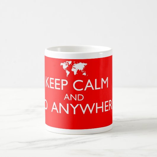 Ruhe und Tasse von überall behalten (Mittel)