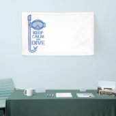 Ruhe und Tauchen behalten Banner (Messeveranstaltung)