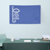 Ruhe und Tauchen behalten Banner (Messeveranstaltung)