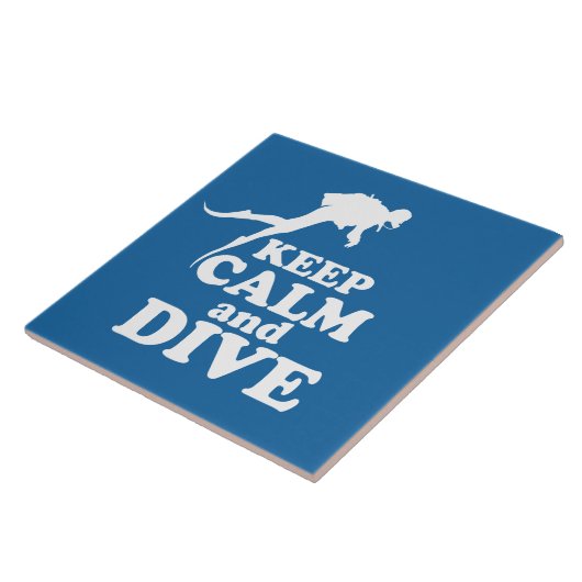 Ruhe und Tauchen behalten Fliese (Seite)