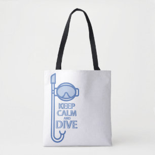 Ruhe und Tauchen behalten Tasche