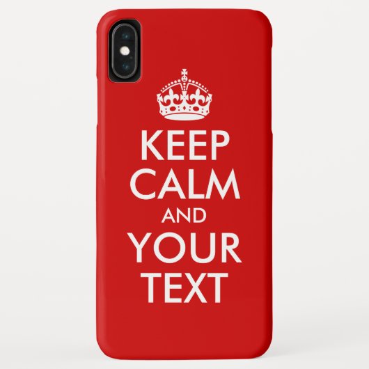 Ruhe und Text behalten Case-Mate iPhone Hülle (Rückseite)