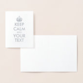 Ruhe und Text behalten Folienkarte (Anzeige)