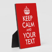 Ruhe und Text behalten Fotoplatte (Seite)