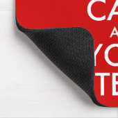 Ruhe und Text behalten Mousepad (Ecke)