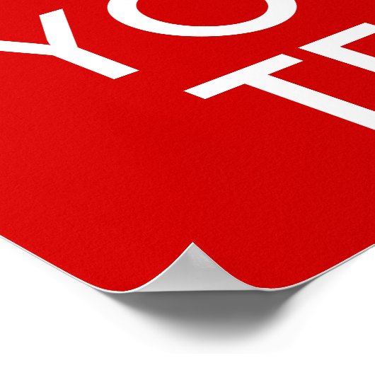 Ruhe und Text behalten Poster