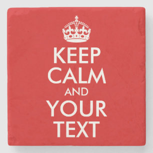 Ruhe und Text behalten Steinuntersetzer