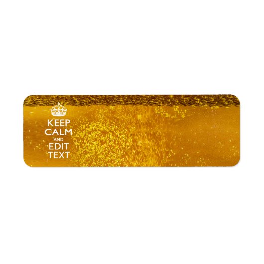 Ruhe und Text für Cooles Bier behalten (Vorne)