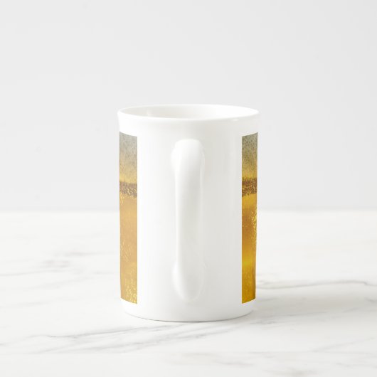 Ruhe und Text für Cooles Bier behalten Porzellantasse (Rückseite)