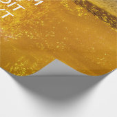 Ruhe und Text für ein gutes Bier behalten Geschenkpapier (Ecke)