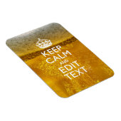 Ruhe und Text für ein gutes Bier behalten Magnet (Rechte Seite)