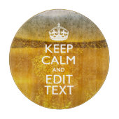 Ruhe und Text für ein gutes Bier behalten Schneidebrett (Vorderseite)