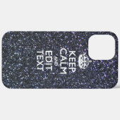 Ruhe und Text im Mitternachtsstil behalten Case-Mate iPhone Hülle (Rückseite / Rechts)