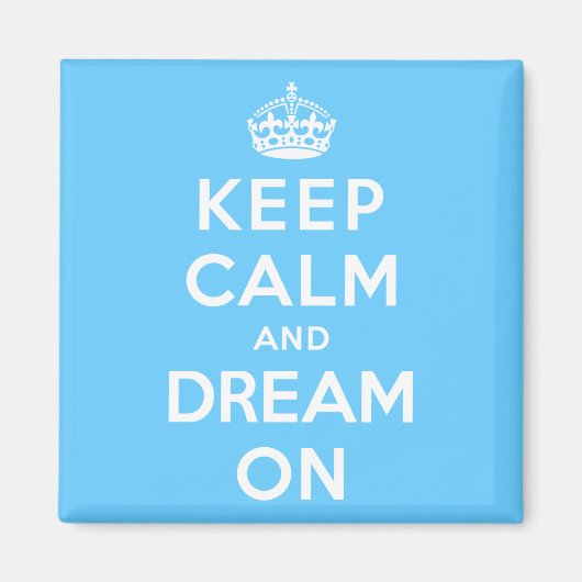 Ruhe und Traum behalten Magnet (Vorne)