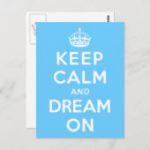 Ruhe und Traum behalten Postkarte (Vorne/Hinten)