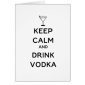 Ruhe und Trink Vodka behalten (Vorne)