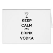 Ruhe und Trink Vodka behalten (Vorderseite (Horizontal))