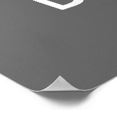 Ruhe und Trommel auf Druck oder Plakat behalten (Ecke)