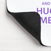Ruhe und Umarmung behalten Mousepad (Ecke)