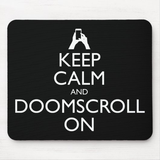 Ruhe und Untergang behalten Mousepad (Vorne)