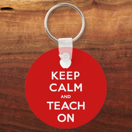 Ruhe und Unterricht am Schlüsselanhänger behalten (Vorderseite)