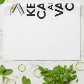 Ruhe und Vape behalten Handtuch (Gefaltet)