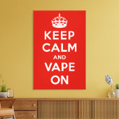 Ruhe und Vape behalten Leinwanddruck (Insitu (Wohnzimmer))