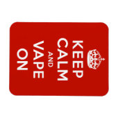 Ruhe und Vape behalten Magnet (Horizontal)