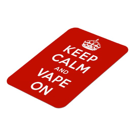 Ruhe und Vape behalten Magnet (Linke Seite)