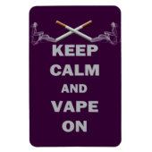 Ruhe und Vape behalten Magnet (Vertikal)
