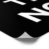 Ruhe und Vertrauen behalten Poster (Ecke)