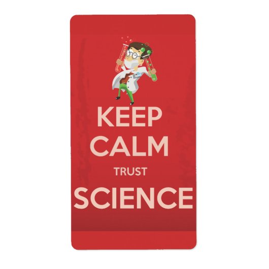 Ruhe und Vertrauenswissenschaft behalten (Vorne)