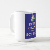 Ruhe und Vertrauenswissenschaft behalten Kaffeetasse (Vorderseite Links)
