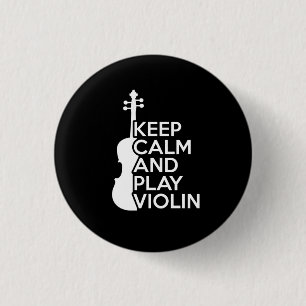 Ruhe und Violine behalt Button